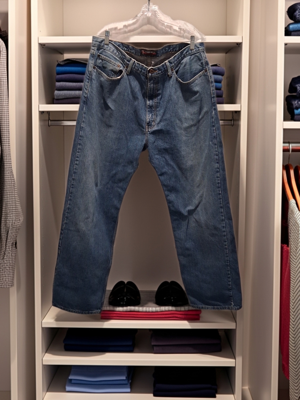 POLO JEANS CO.Ralph Lauren Relaxed Blue Denim Jeans SIZE 40X34